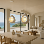 Sculpted Halo Pendant – Modern Organic Lighting