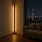 Modern Warm Glow Corner Light – Minimalist LED Lamp