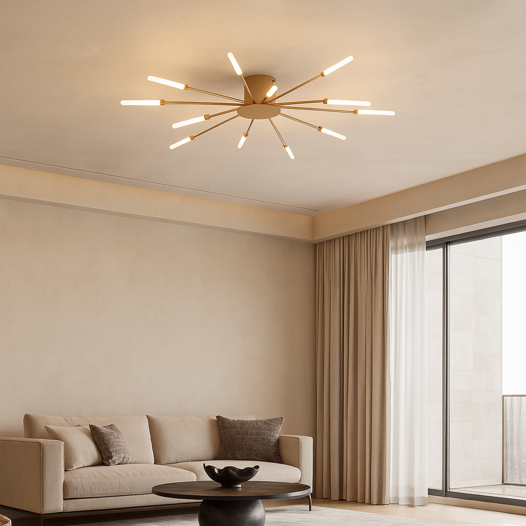 Luminous Orbit Ceiling Fixture – Minimalist Modern Illumination