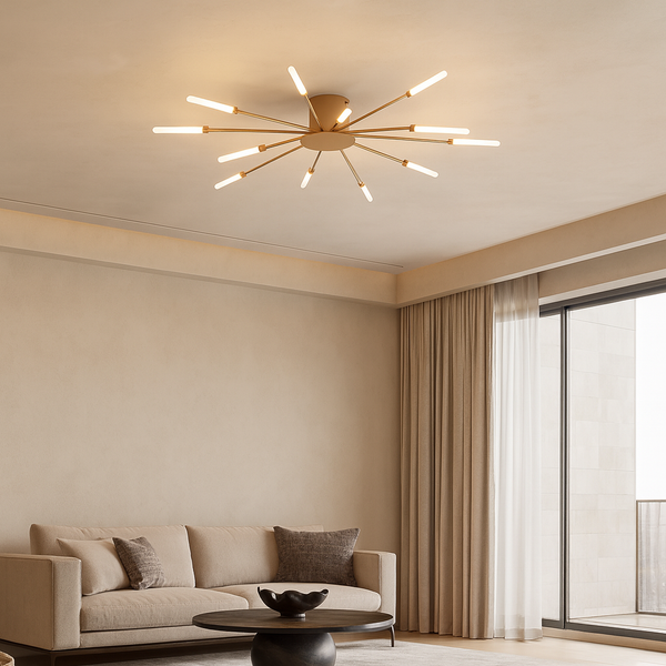 Luminous Orbit Ceiling Fixture – Minimalist Modern Illumination